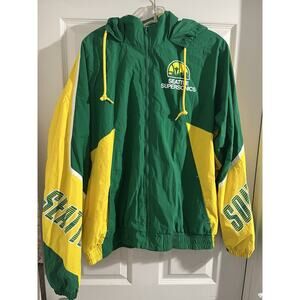 Mitchell & Ness Hardwood Classics Seattle SuperSonics Jacket Sz L NBA